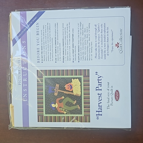 Quilt Kit "Harvest Party" - Picture 4 of 6